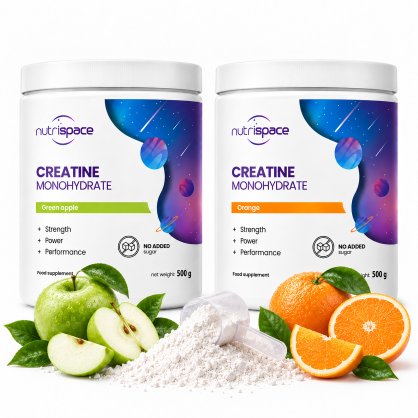 nutrispace Kreatyna Monohydrat 2x500g Zestaw 2 Smaki Kreatyny