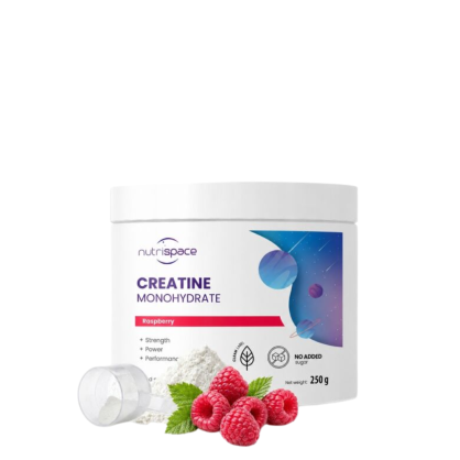 Kreatyna Monohydrat 250 g Malina Siła Mięśnie Moc nutrispace