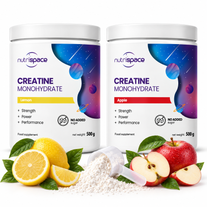 nutrispace Kreatyna Monohydrat 2x500g Zestaw 2 Smaki Kreatyny