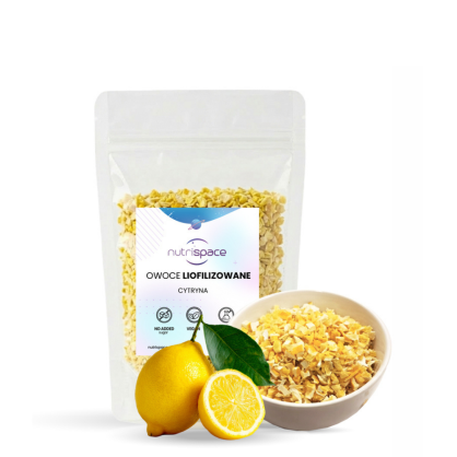 Cytryna Liofilizowana Grys 100% Naturalna nutrispace 200 g