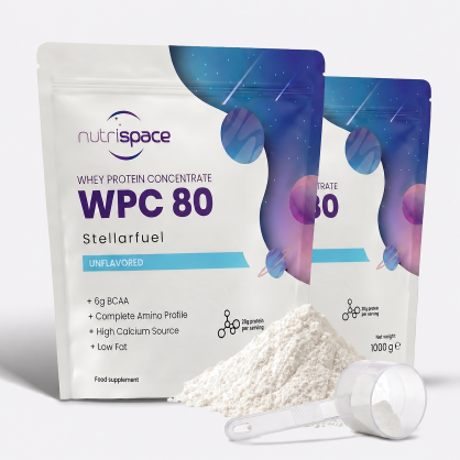 Białko WPC 80 2100 g nutrispace 100% Czysty Skład Bez Słodzików
