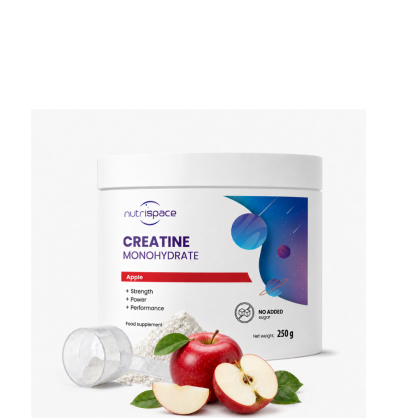 Kreatyna Monohydrat 250g Jabłkowy Siła Mięśnie Moc nutrispace