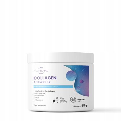 Kolagen na Stawy Naturalny 240g Proszek Regeneracja nutrispace Astroflex