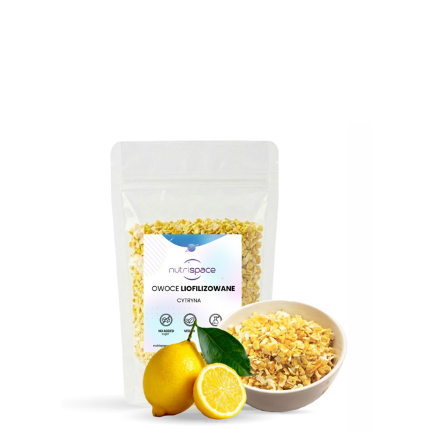 Cytryna Liofilizowana Grys 100% Naturalna nutrispace 100g