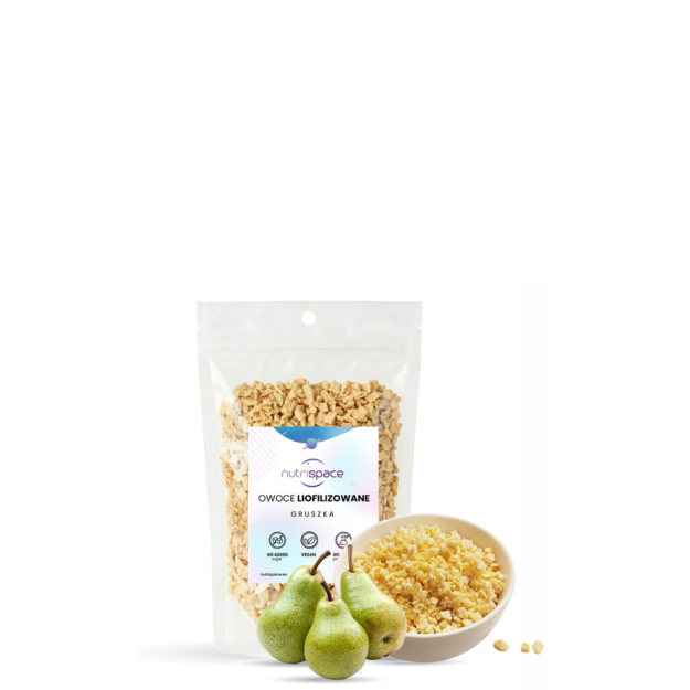 Gruszka Liofilizowana Grys 100% Naturalna nutrispace 50 g