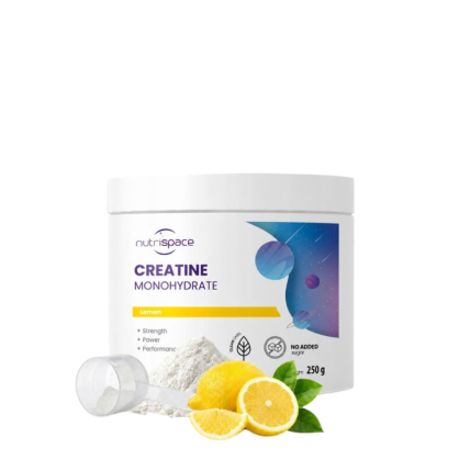 Kreatyna Monohydrat 250g Cytrynowy Siła Mięśnie Moc nutrispace