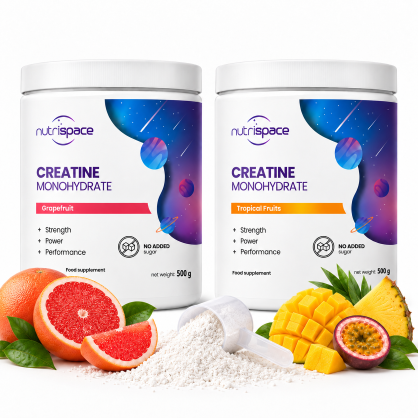 nutrispace Kreatyna Monohydrat 2x500g Zestaw 2 Smaki Kreatyny